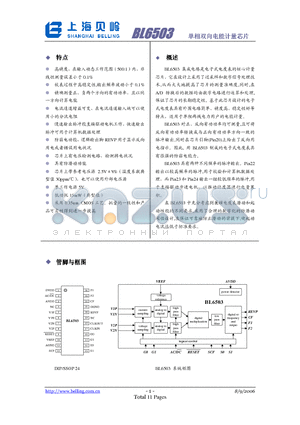 BL6503 datasheet - BL6503