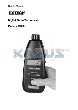 461893 datasheet - Digital Photo Tachometer