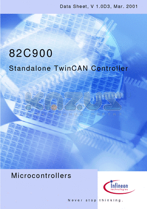 82C900 datasheet - Standalone TwinCAN Controller