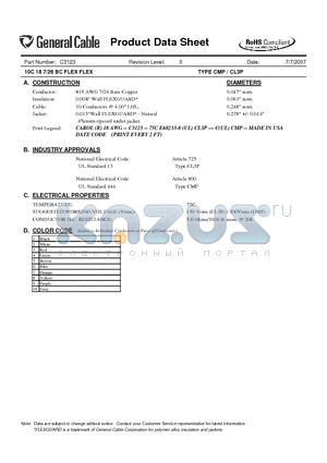 C3123 datasheet - TYPE CMP / CL3P