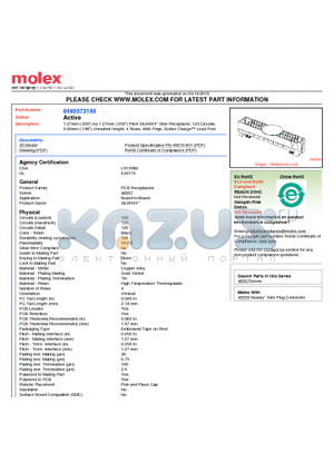 46557-3145 datasheet - 1.27mm (.050