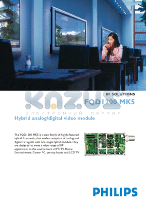 FQD1200MK5 datasheet - Hybrid analog/digital video module