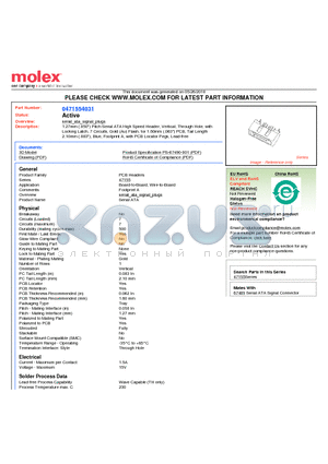 471554031 datasheet - 1.27mm (.050