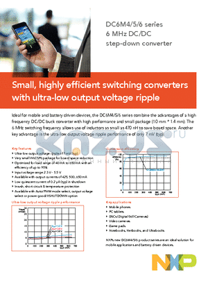 DC6M502X6-1218A datasheet - Small, highly efficient switching converters