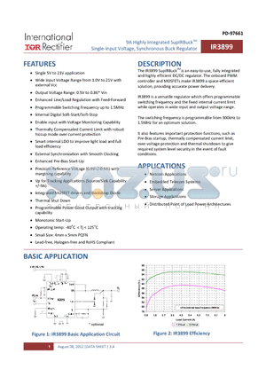 C3216X5R1E106M datasheet - 9A HIGHLY INTEGRATED SUPLRBUCK