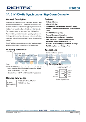 C3225X5R0J476M datasheet - 3A, 21V 500kHz Synchronous Step-Down Converter