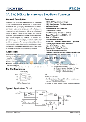 C3225X5R1C226M datasheet - 3A, 23V, 340kHz Synchronous Step-Down Converter