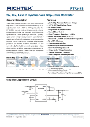 C3225X5R1C22M datasheet - 2A, 18V, 1.2MHz Synchronous Step-Down Converter