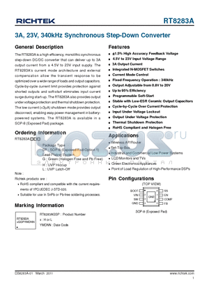 C3225X5R1C22M datasheet - 3A, 23V, 340kHz Synchronous Step-Down Converter