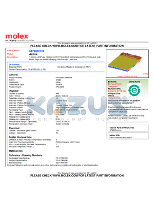 47989-0122 datasheet - 1.00mm (.039