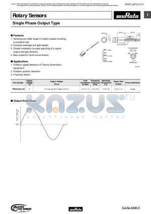 FR12AM32AC datasheet - Rotary Sensors