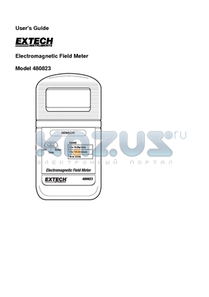 480823 datasheet - Electromagnetic Field Meter