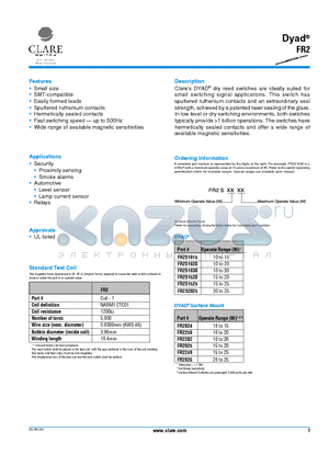 FR2026 datasheet - Dyad