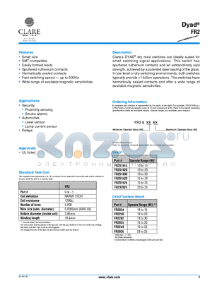 FR2S1030 datasheet - Dyad