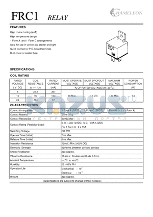 FRC1 datasheet - RELAY