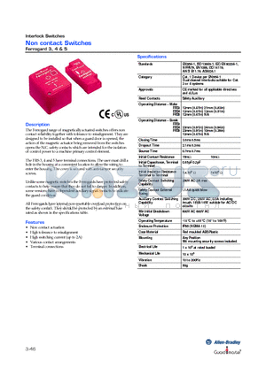 FRS3 datasheet - Non contact Switches