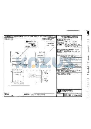 FS24-500 datasheet - FS24-500