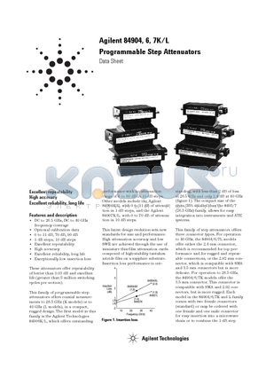 84904K datasheet - Programmable Step Attenuators