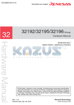 32192 datasheet - MCU