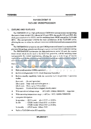 84C015BF-8 datasheet - MICROPROCESSOR