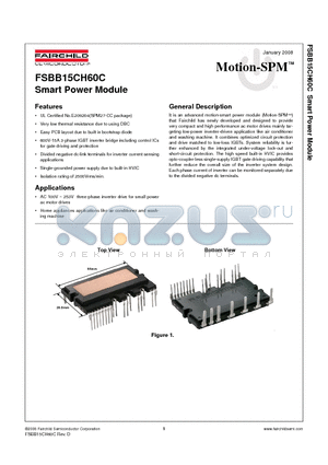 FSBB15CH60C datasheet - Smart Power Module