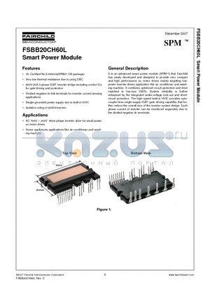 FSBB20CH60L datasheet - Smart Power Module