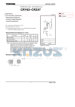 CRZ15 datasheet - Zener Diode Silicon Epitaxial Type