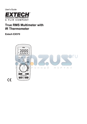 EX570 datasheet - True RMS Multimeter with IR Thermometer