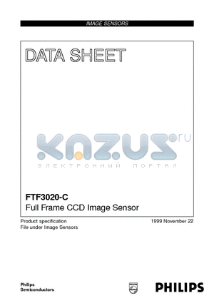 FTF3020-C/EG datasheet - Full Frame CCD Image Sensor