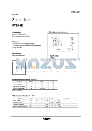 FTZ56E datasheet - Zener diode