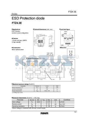 FTZ4.3E_08 datasheet - ESD Protection diode