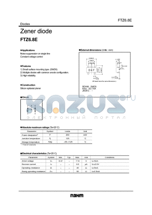 FTZ6.8E datasheet - Zener diode