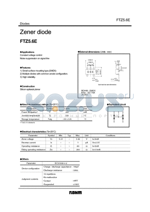 FTZ5.6E datasheet - Zener diode
