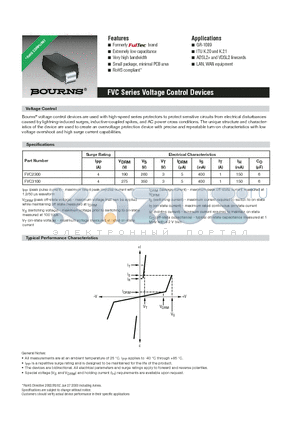 FVC datasheet - Voltage Control Devices