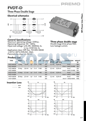 FVDT-005DX datasheet - Three Phase Double Stage