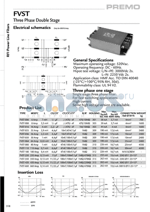 FVST-006 datasheet - Three Phase Double Stage