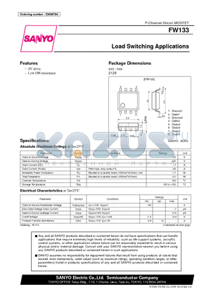 FW133 datasheet - Load Switching Applications