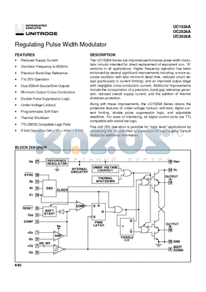 85515022A datasheet - Regulating Pulse Width Modulator