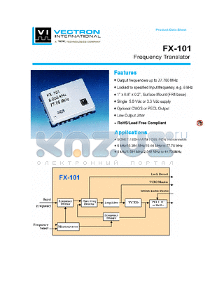 FX-101_10 datasheet - Frequency Translator