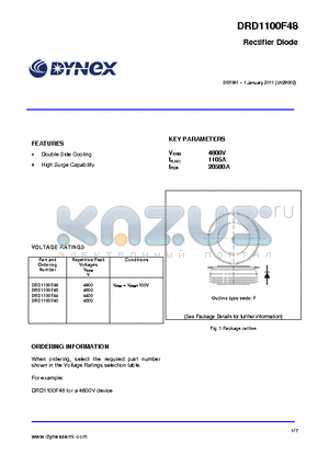 DRD1100F40 datasheet - Rectifier Diode