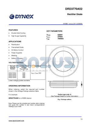 DRD3770A44 datasheet - Rectifier Diode