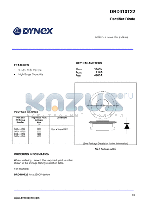 DRD410T18 datasheet - Rectifier Diode