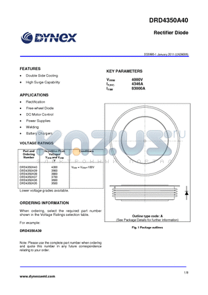 DRD4350A36 datasheet - Rectifier Diode