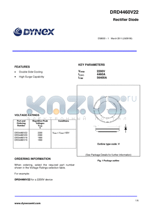 DRD4460V20 datasheet - Rectifier Diode