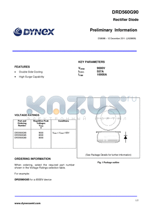 DRD560G90 datasheet - Rectifier Diode