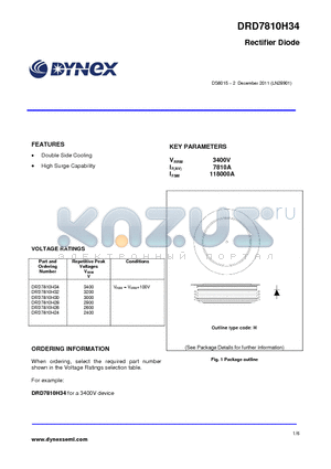 DRD7810H32 datasheet - Rectifier Diode