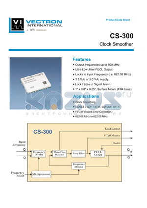 CS300 datasheet - Clock Smoother