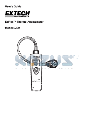 EZ30 datasheet - EzFlex Thermo-Anemometer
