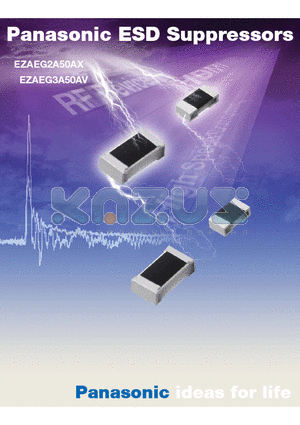 EZAEG2A50AV datasheet - Panasonic ESD Suppressors