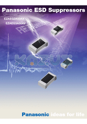 EZAEG2A50AX datasheet - Panasonic ESD Suppressors